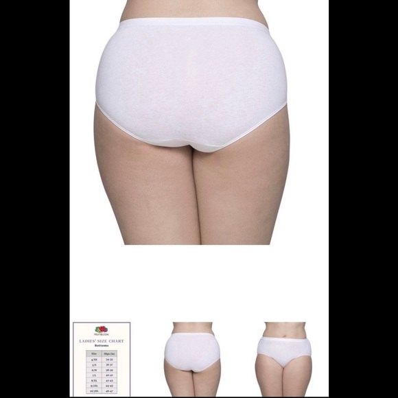 6 Cotton women’s Briefs Size :12 - Picture 4 of 5